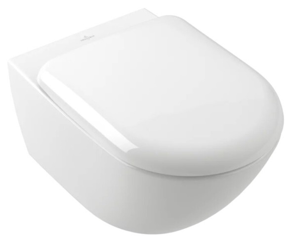 Villeroy&amp;Boch Унитаз, Antao, подвесной, шгв 370*560*355, CeramicPlus, цвет-альпийский белый (белый Alpin) 4674T0R1