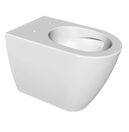 Унитаз HATRIA FUTURA Y9B901 напольный приставной безободковый слив Vortex цвет белый