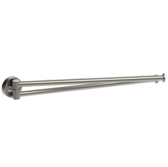 Полотенцедержатель COLOMBO DESIGN PLUS W4913.HPS1 двойной цвет нержавеющая сталь