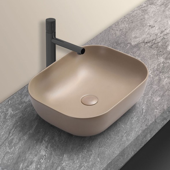 Vincea Раковина керамическая  VBS-101MC, 500*400*140, цвет капучино матовый