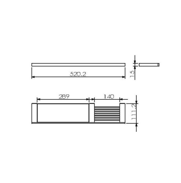 Душевая полка LANGBERGER VICO 31060C подвесная цвет хром