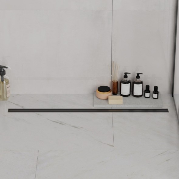 Paini Душевой лоток Slim Line 800 мм D50, черный матовый