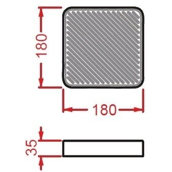 Мыльница Artceram Cartesio накладная цвет белый CAC001 01 00