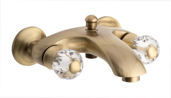 Emmevi Deco Cristall, смеситель для ванны без набора для душа, цвет бронза 12001CRIBR
