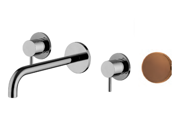 Смеситель для раковины, Fima Carlo Frattini, Spillo Up, цвет-бронза брашированная янтарная F3161L/5ZS