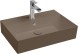 Раковина ISVEA SistemaZ Frame накладная ШГВ 600*420*132 отверстия для смесителя 1 цвет коричневый матовый 10SF50060-2H