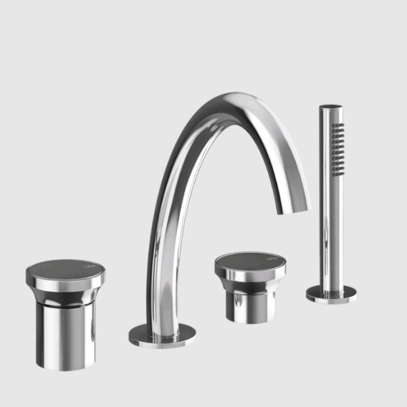 Gessi Смеситель для ванны и душа, Origini, цвет хром 66037#031