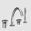 Gessi Смеситель для ванны и душа, Origini, цвет хром 66037#031