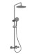 Vincea Душевая стойка Рондо (Rondo) VSFS-1R1GM с изливом, вороненая сталь