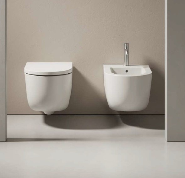 Унитаз HATRIA FUTURA Y9BA01 подвесной безободковый слив Vortex цвет белый