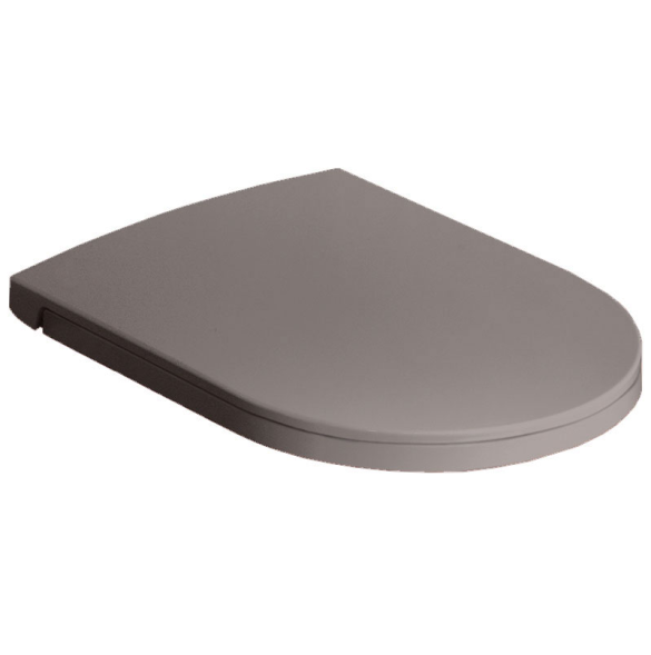 Сиденье с крышкой HATRIA Fusion Y1V107 с микролифтом быстросъемное цвет cemento