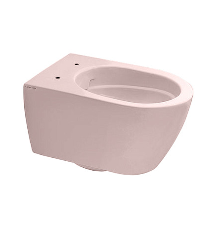 Унитаз Scarabeo MOON подвесной безободковый цвет розовый матовый 5520/CL 54