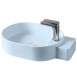 Раковина Artceram Cartesio  накладная без отверстий цвет голубой CAL001 32 99