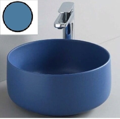 Раковина Artceram Cognac Quadro накладная  цвет avio COL004 38 00