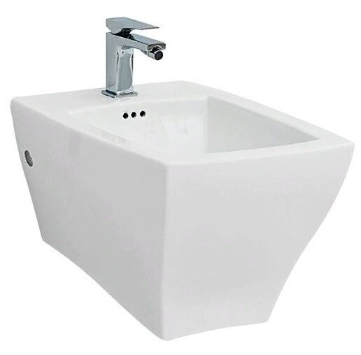 Биде Artceram Jazz подвесной с одним отверстием  цвет белый JZB001 01 00