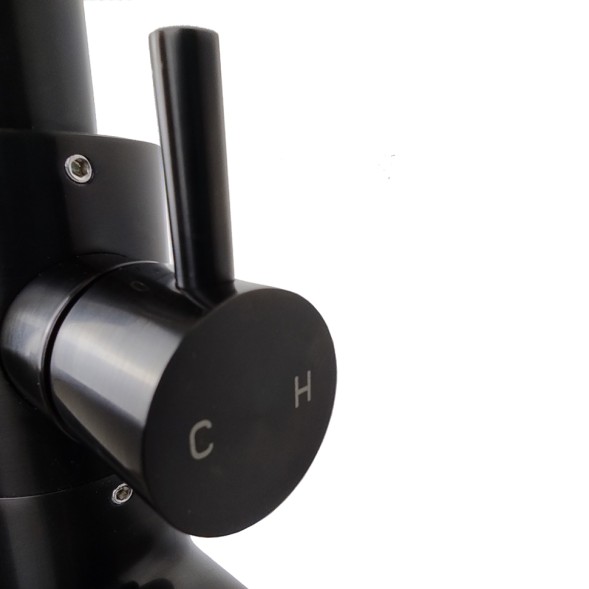 Paini 78PZ136LM Смеситель для ванны Кокс напольный, брашированный чёрный