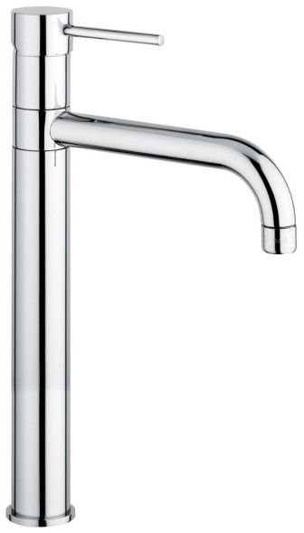 Emmevi Piper, высокий кухонный смеситель с поворотным изливом, цвет хром 45007BIG/CR
