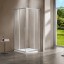Vincea Душевой уголок Гарда (Garda) VSS-1G8090CLBN, 900*800, брашированный никель, стекло прозрачное