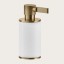 Gessi Дозатор для жидкого мыла, Inciso, шгв 75*118*181, цвет черный брашированный металл#белый  58537#707