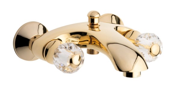 Emmevi Deco Cristall, смеситель для ванны без набора для душа, цвет золото 12001CRIOR