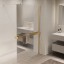 Vincea Душевая перегородка Волк-Ин (Walk-In) VSW-1HR100MRG, 1000*2000, брашированное золото, стекло зеркальное