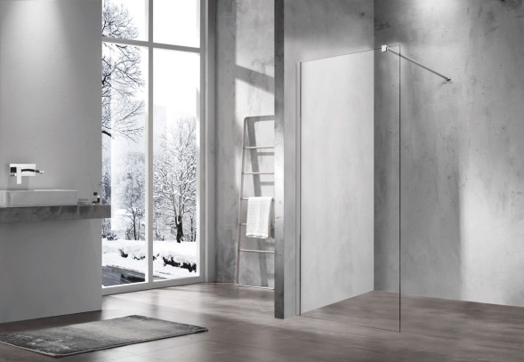 Vincea Душевая перегородка Волк-Ин (Walk-In) VSW-1H110CL, 1100*2000, хром, стекло прозрачное