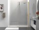 Vincea Душевая перегородка Волк-Ин (Walk-In) VSW-1HS900CLG, 900*2000, брашированное золото, стекло прозрачное