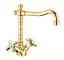 Смеситель для раковины Webert Armony AM700302010. золото