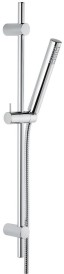Emmevi, душевой комплект: штанга, лейка, шланг. C02668, цвет хром C02668CR