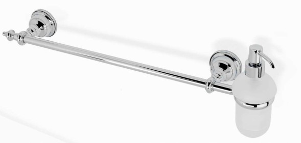 Stil Haus Elite, полотенцедержатель + стеклянный дозатор, цвет бронза