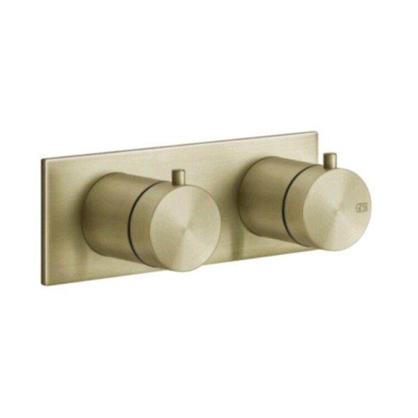 Gessi Смеситель для душа, 316 Bath Shower, на 2 потребителя, цвет Латунь матовая  54034#727