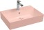 Раковина ISVEA SistemaZ Frame накладная ШГВ 600*420*132 отверстия для смесителя 1 цвет лососевый матовый 10SF50060-2S