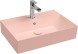 Раковина ISVEA SistemaZ Frame накладная ШГВ 600*420*132 отверстия для смесителя 1 цвет лососевый матовый 10SF50060-2S
