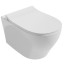 Унитаз подвесной ISVEA Soluzione II безободковый скрытый крепеж SmartFix Plus цвет белый 10MY02002