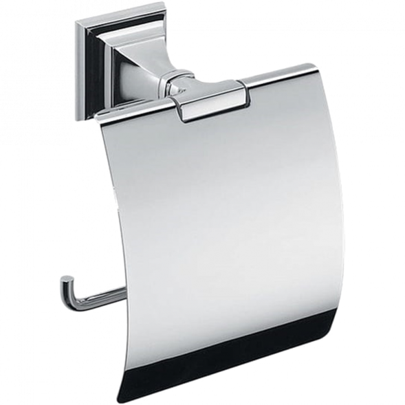 Держатель туалетной бумаги COLOMBO DESIGN PORTOFINO B3291 с крышкой цвет хром