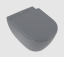 Villeroy&amp;Boch Унитаз, Subway 2.0, подвесной, шгв 370*560*365, CeramicPlus/AntiBac, цвет-графит (Graphite) 5614R0i4