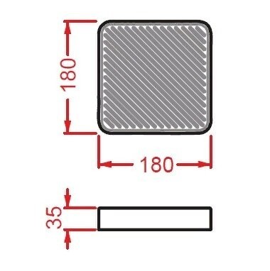 Мыльница Artceram Cartesio накладная цвет голубой CAC001 32 00