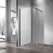 Vincea Душевая перегородка Волк-Ин (Walk-In) VSW-1H110CLB, 1100*2000, черный, стекло прозрачное