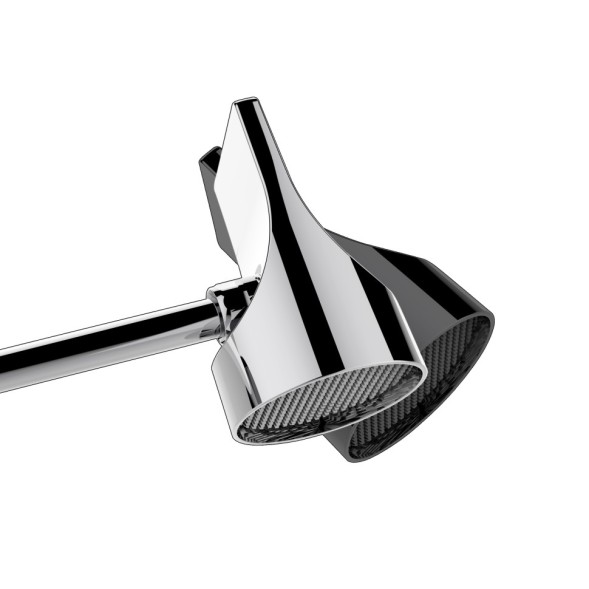 Верхний душ Bossini Apice HH1000.030 ?100 мм настенный с кронштейном Easy Clean цвет хром