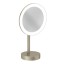 Зеркало косметическое KLUDI VELA R 58995N5F настольное с подсветкой 3х кратное увеличение