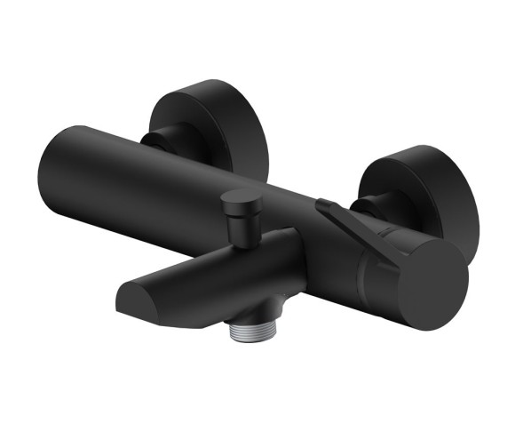 AQG Urban Flow, однорычажный смеситель для ванны без набора для душа, цвет черный матовый