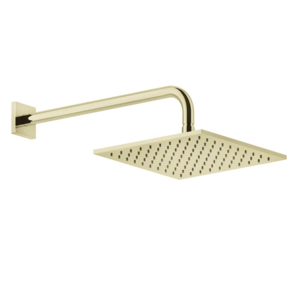 Gessi Верхний душ, Rilievo, 250*250, цвет латунь  59158#710