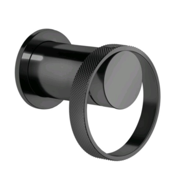 Gessi Смеситель для душа, Anello, на 1 потребитель, цвет черный металл  63361#706