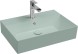 Раковина ISVEA SistemaZ Frame накладная ШГВ 600*420*132 отверстия для смесителя 1 цвет мятно зеленый матовый 10SF50060-2T