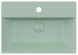 Раковина ISVEA SistemaZ Frame накладная ШГВ 600*420*132 отверстия для смесителя 1 цвет мятно зеленый матовый 10SF50060-2T