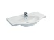 Раковина HATRIA SOPHIE Y0HC01 подвесная или на тумбу с одним отверстием с переливом цвет белый