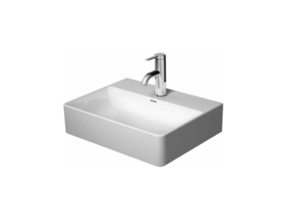 Duravit Раковина, DuraSquare, шгв 450*350*140, отверстия для смесителя-отсутствуют, цвет белый 0732450070