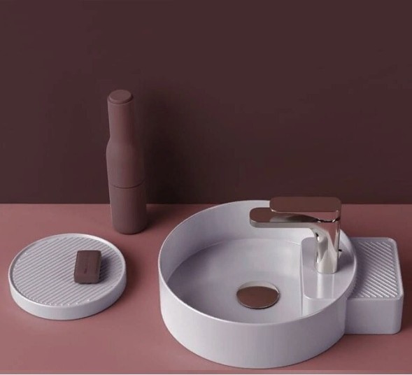 Мыльница Artceram Cartesio накладная цвет голубой CAC002 32 00