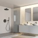 Paini 78PZ691TH Смеситель для душа Кокс с термостатом, с дивертором, встраиваемый, брашированный чёрный