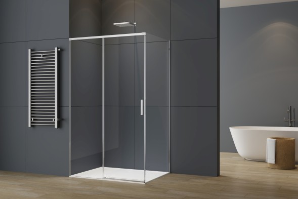 Vincea Душевой уголок Софт 2 (Soft 2) VSR-3SO29011CL, 1100*900, хром, стекло прозрачное